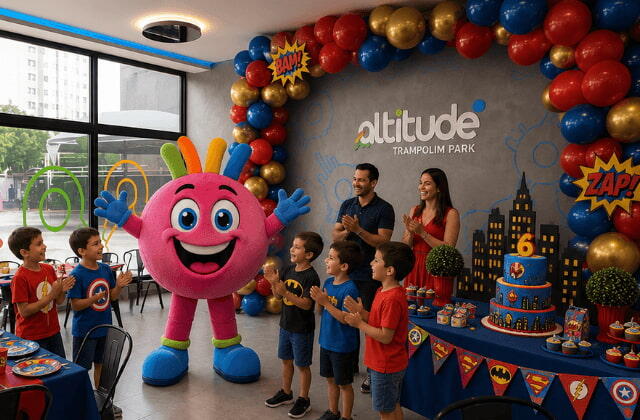 Lugar para fazer uma festa de aniversário para todas as idades
