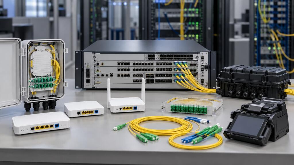 Principais equipamentos para montar um provedor de internet fibra óptica​
