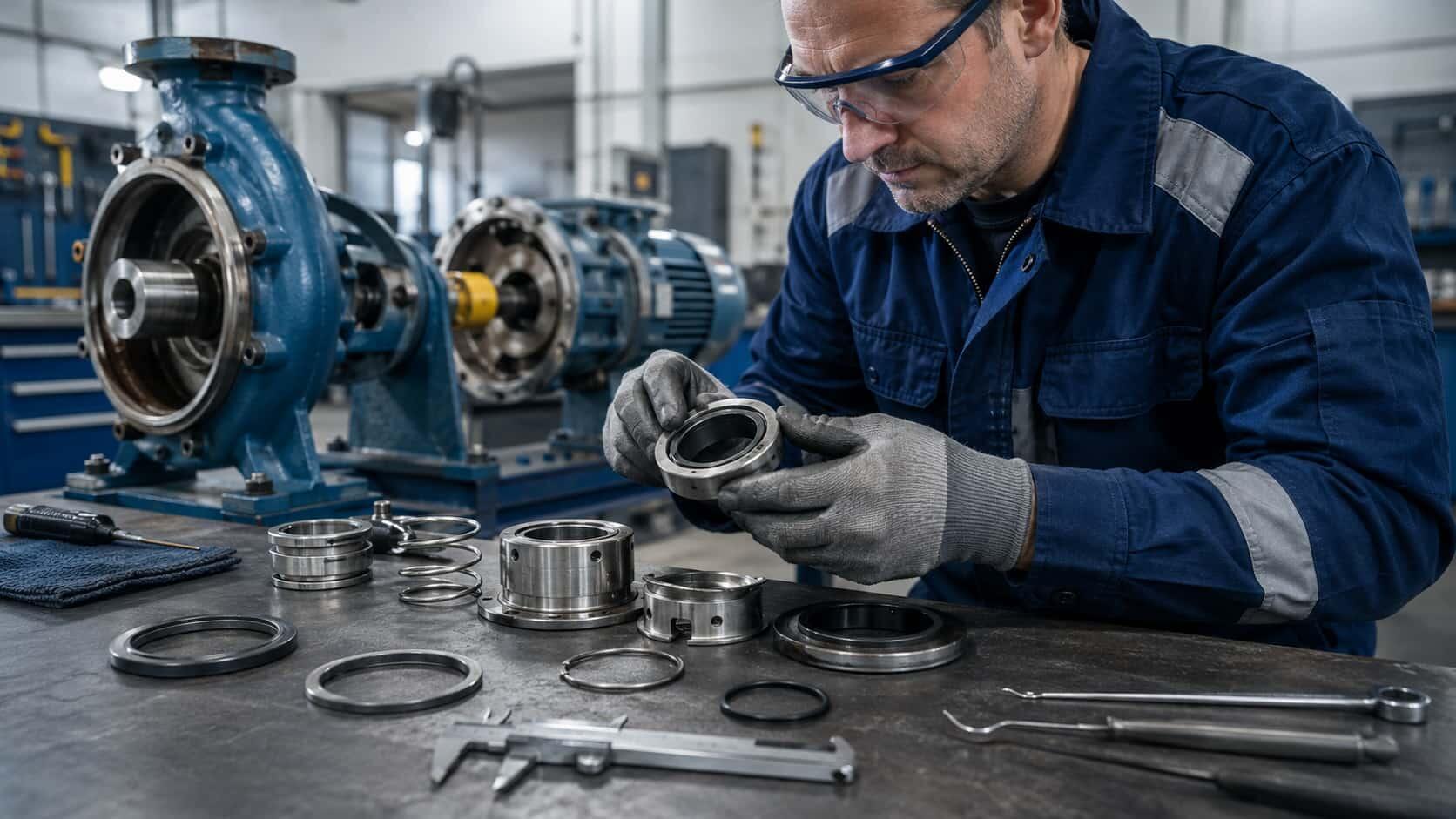 Manutenção de selo mecânico: o que avaliar no orçamento