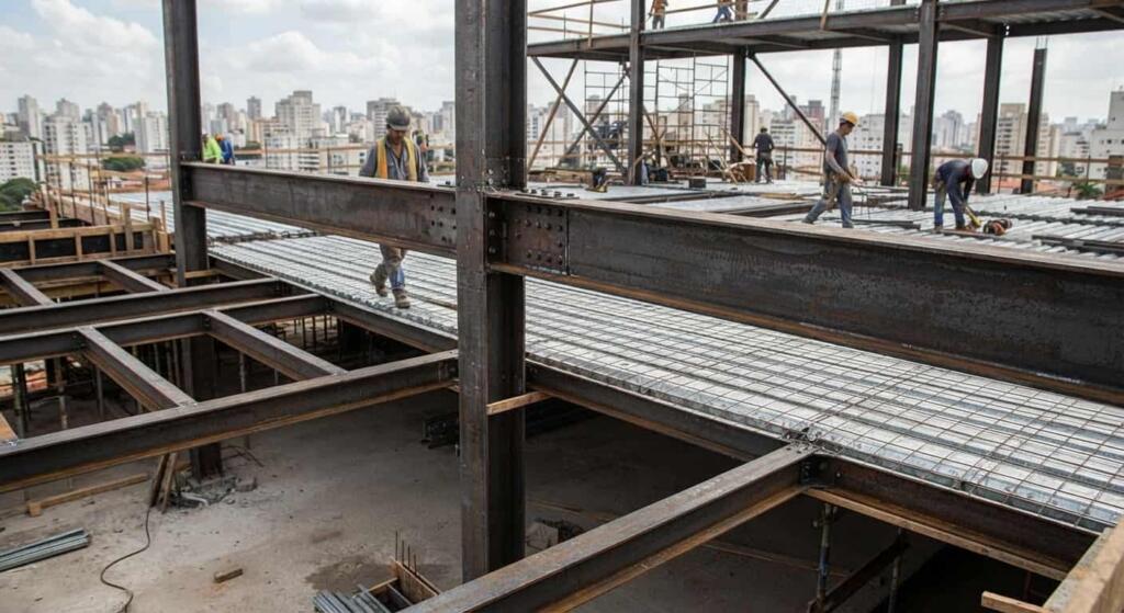 Viga de aço para laje: como escolher sem erro