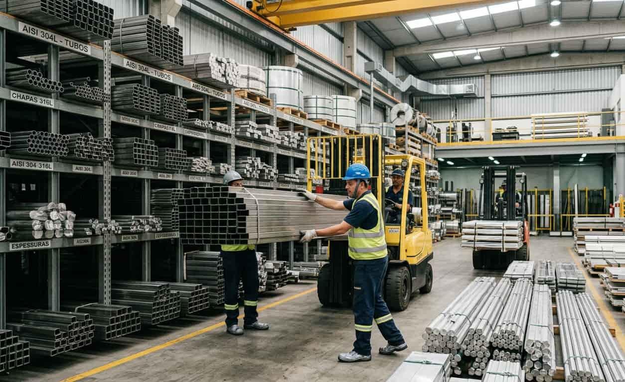 Distribuidora de aço inox: o que avaliar antes