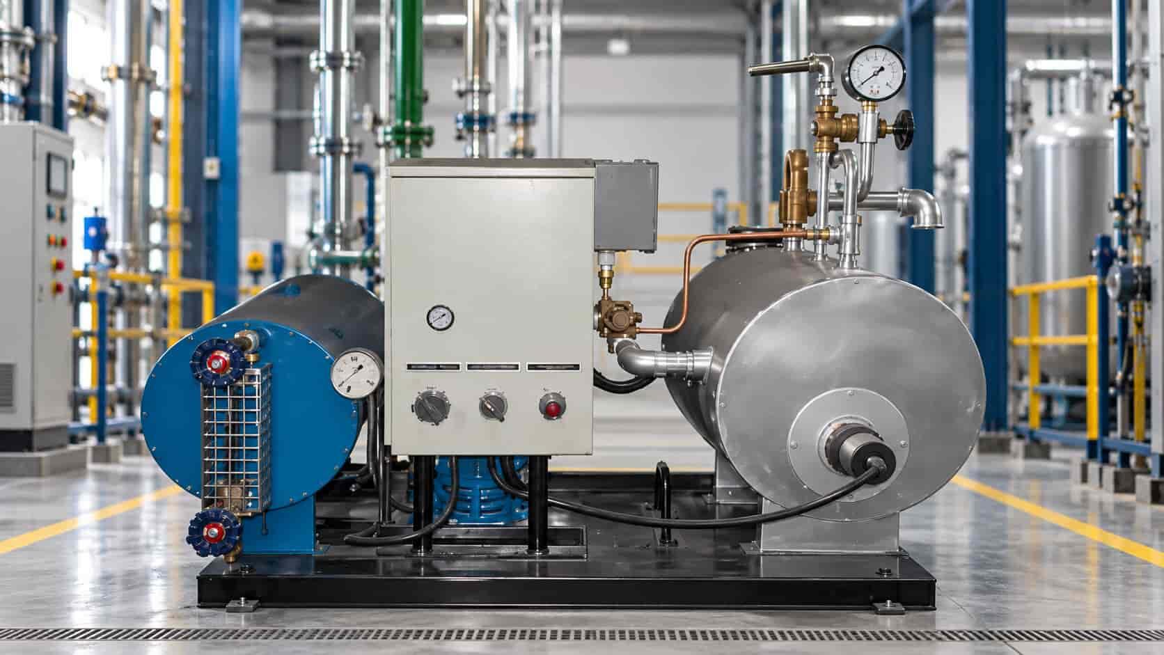 Fabricação de caldeiras industriais com suporte técnico